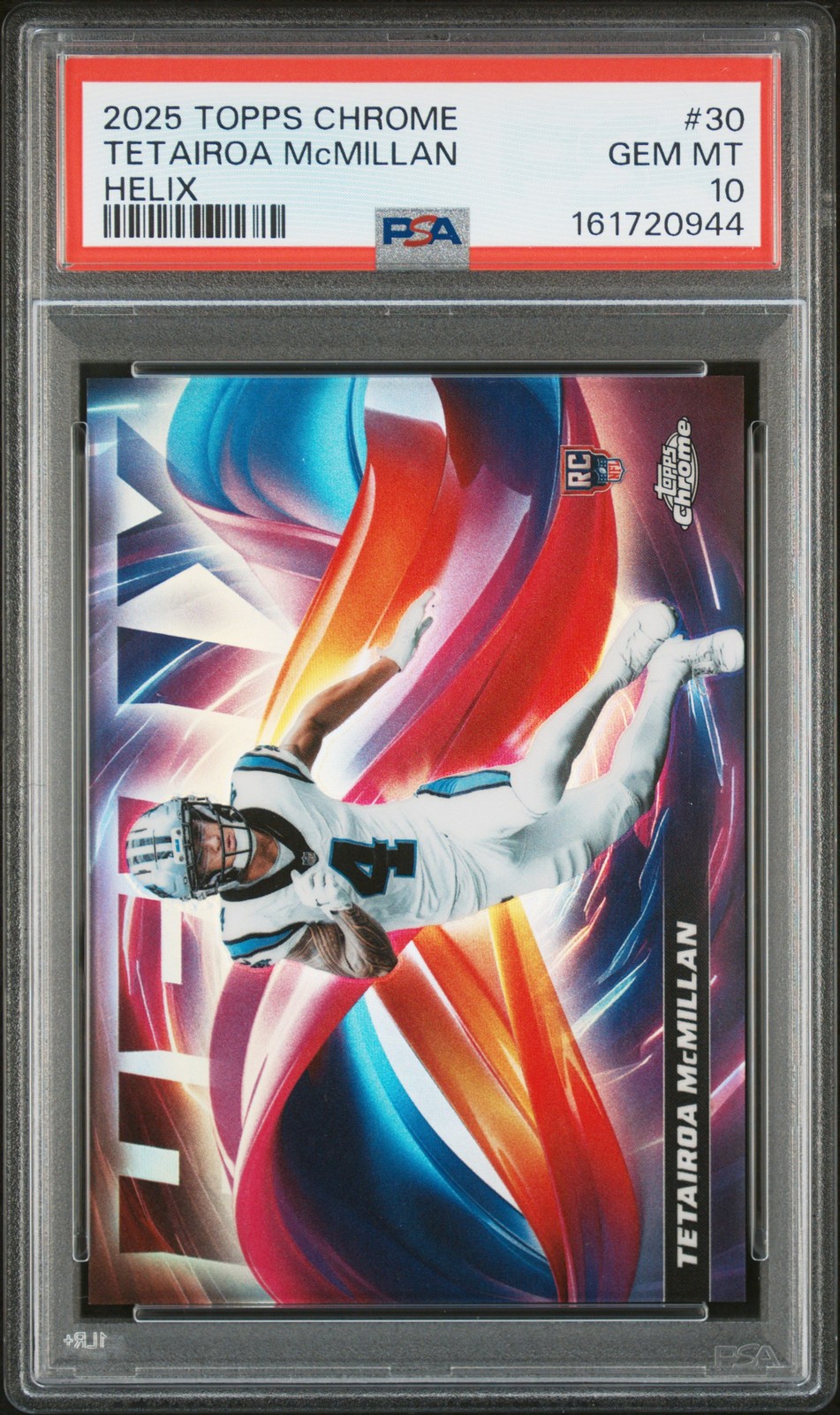 Tetairoa McMillan Topps Chrome Helix #30 Base