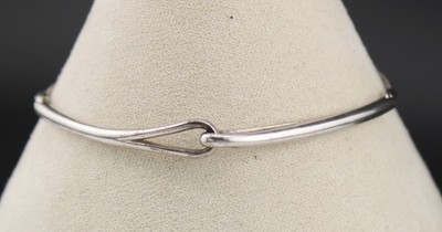 La Dea Benda KA1772 Sterlingsilber Liebe Ewigkeit Slide Armband verstellbar 6-8''