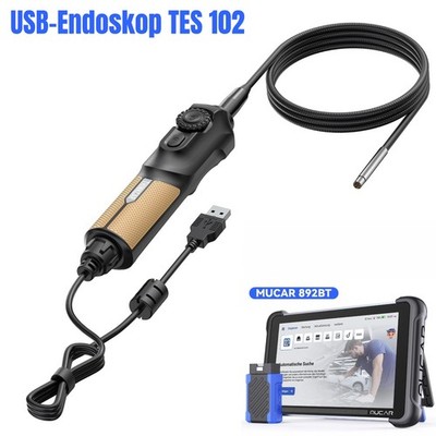 TES102 Endoskop Inspektion 74°720 HD Boreskop Endoskopkamera Für MUCAR 892BT