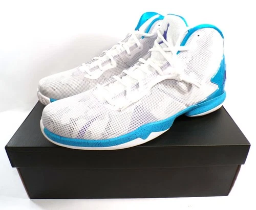 Charlotte Hornets TI Jordan Super Fly 4 Blue Lagoon Nike Shoe Size 14.5 CFM