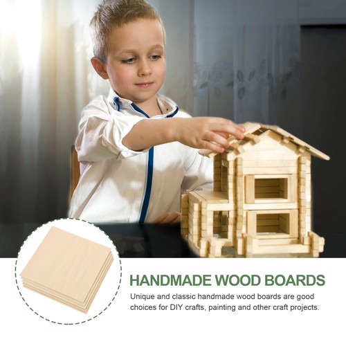 5 Pcs Veneer Pieces Engraving Wood Planks Model Building Supplies - Picture 6 of 12
