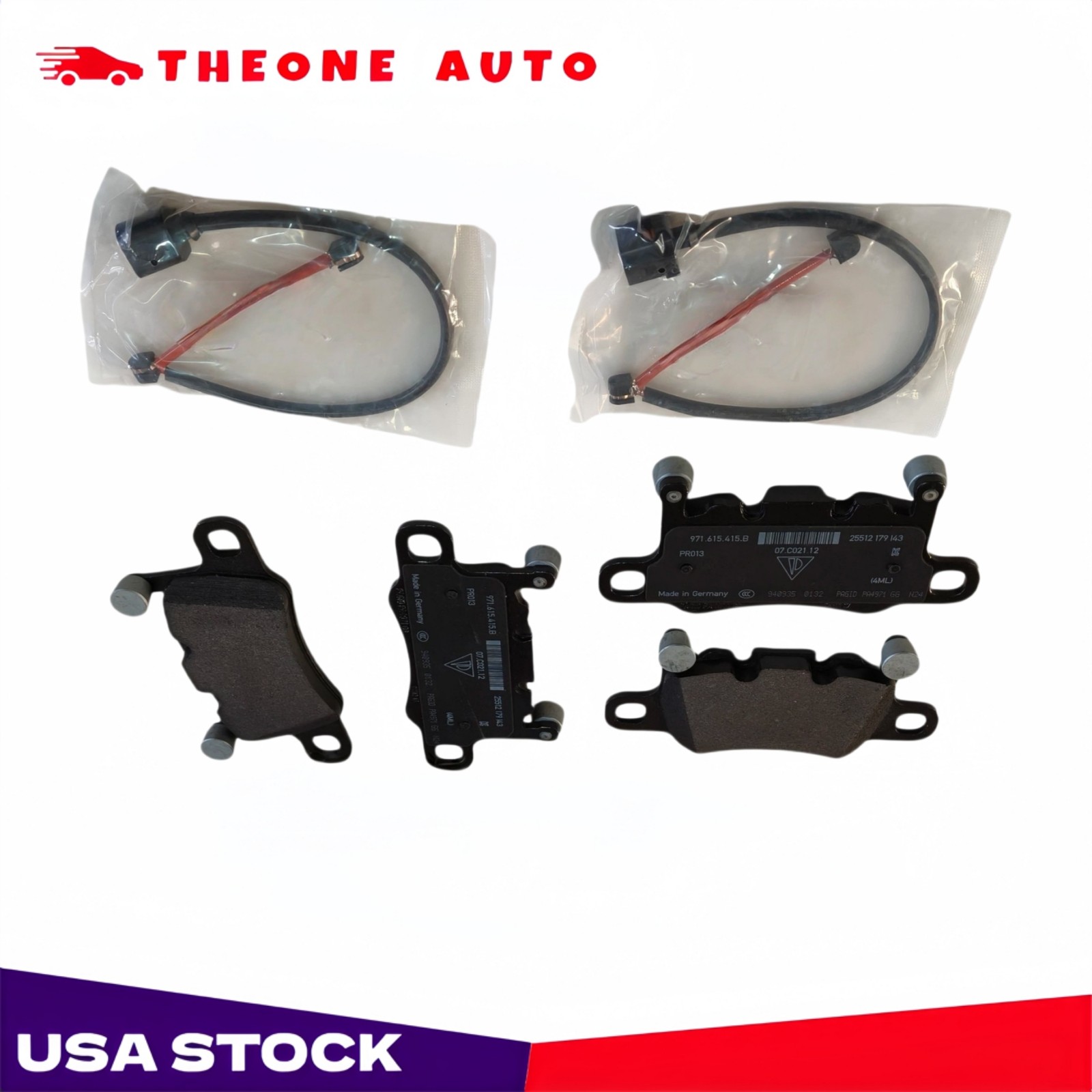 US Rear Brake Pad kit For Bentley Continental GT Flying Spur 971698451B (2018+