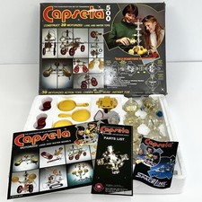 Vintage 1978 Capsela 500 Construction Set Incomplete Untested For Parts /cb