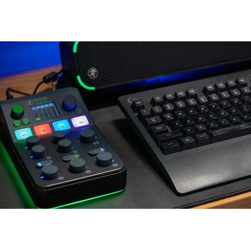 Mackie M-Caster Studio Live Streaming Mixer - Black NEW IN BOX - Image 2 of 3