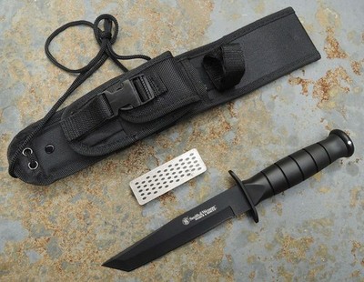 Smith & Wesson Search & Rescue Knife Tanto Messer Fahrtenmesser + Scheide SWSURT