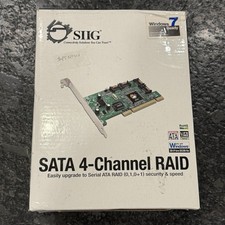 SIIG SC-SA4R12-S2 SIIG Serial ATA 4-Channel RAID - PCI - Brand New Open Box