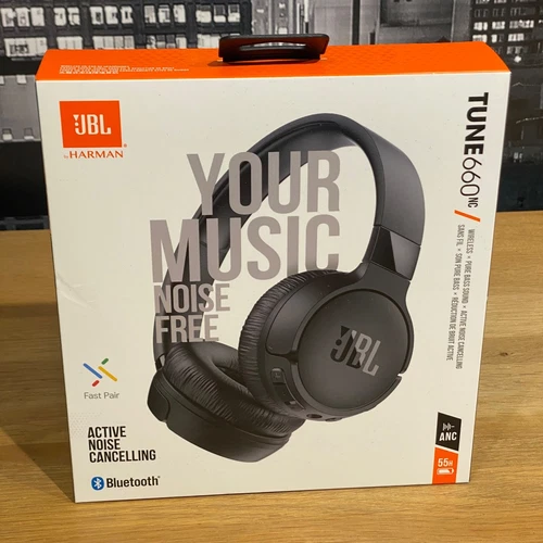 ๐ข JBL Tune 660NC Wireless Active Noise-Cancelling Headphones Black Original - Picture 9 of 23