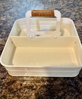 NEW! Informal Snack Set w/ Handle features 4 Separate  @3.5" Square  trays — photo 2