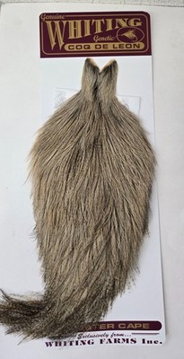 Whiting  '' Coq de Leon '' Cape  '' Lt. Ginger ''    Fly Tying Dry & Wet