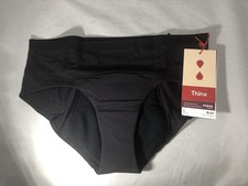 Thinx for All Period Underwear Panties Black Super Absorption Large