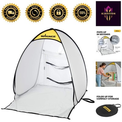Quick-Setup Paint Booth Tent - Three-Sided Spray Shelter for Comfort and Control