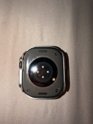 Apple Watch Ultra 49mm Titanium Case with Midnight Ocean Band, One