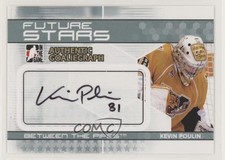 2009-10 ITG Between the Pipes GoalieGraphs Kevin Poulin #A-KP Auto 4xw