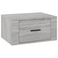 Wand-Nachttisch Grau Sonoma 50X36X25 Cm