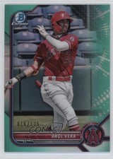 2022 Bowman Chrome Prospects Aqua Refractor 16/125 Arol Vera #BCP-101 1k9t