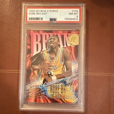 Skybox 1996-97 Z Force Kobe Bryant Rookie #142 PSA 8 Los Angeles Lakers