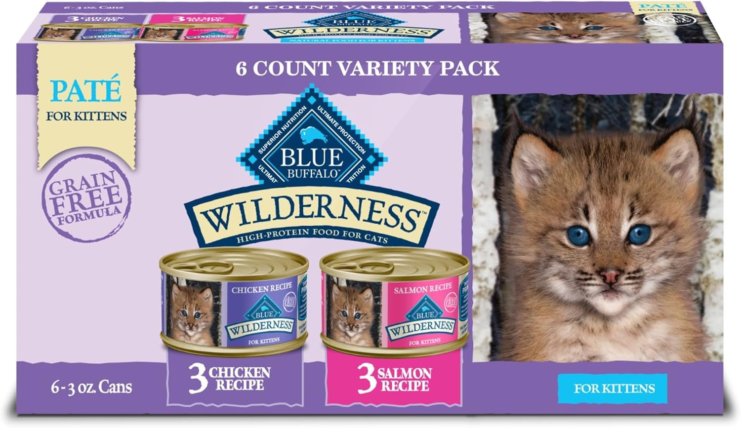 , High-protein & Grain-free Wet Cat Food Pat&eacute;
