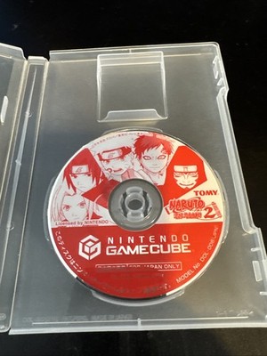 Naruto Clash of Ninja 2 GameCube Case, Disc, and Manual Japan Import / Tested!