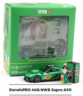 TOYOTA Supra (A90) - HEC Salon Special - 2025 - 7up - XCar Toys 1:64