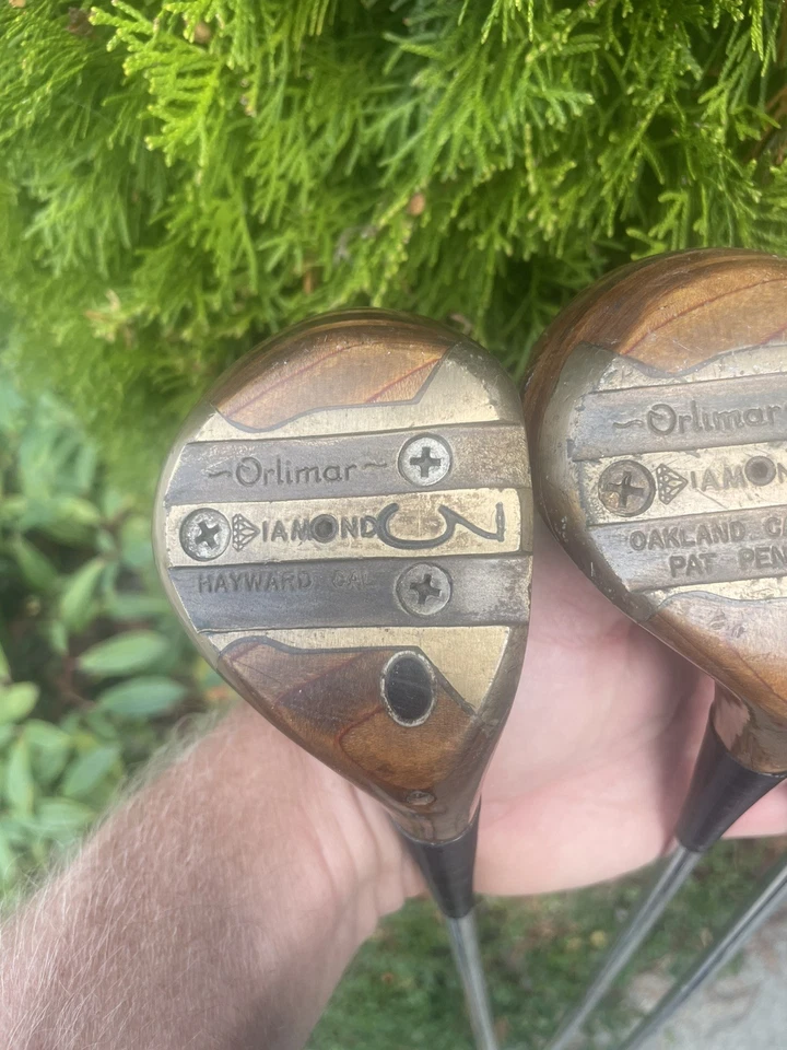 JUEGO 4 MADERAS DE CALLE DE GOLF ORLIMAR RH DIAMANTE CABEZA MADERA 3-4-5-7 acero regular Foto 2 de 4