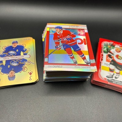 2025-26 O-Pee-Chee Hockey - Playing Cards, Premier, and Red (Pick Your Card)