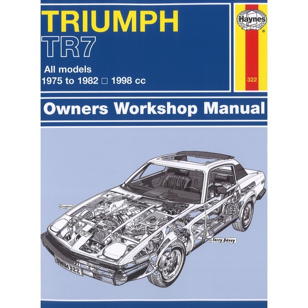 Triumph TR7 1998Cc 1975-1982 Reparaturanleitung Werkstatthandbuch Haynes-image