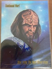 1993 Skybox Star Trek Next Generation MICHAEL DORN #11 🔥 Worf 🔥 Autograph 1/1