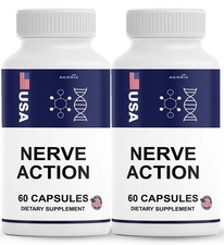 2 Pack Nerve Action Capsules   NerveAction Advanced Formula for Health