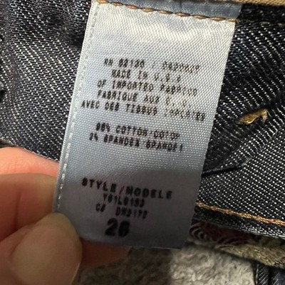 Guess Premium Jeans Womens 26 (32x34) Bootcut Embroidered Y2K
