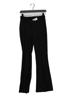 Halara Damen Hose M schwarz Polyester mit Elasthan ausgestellt Sweatpants