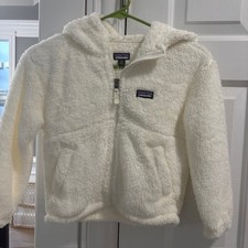 Patagonia Kids Los Gatos Fleece Hoodie Birch White Various Sizes XS-XL NWT
