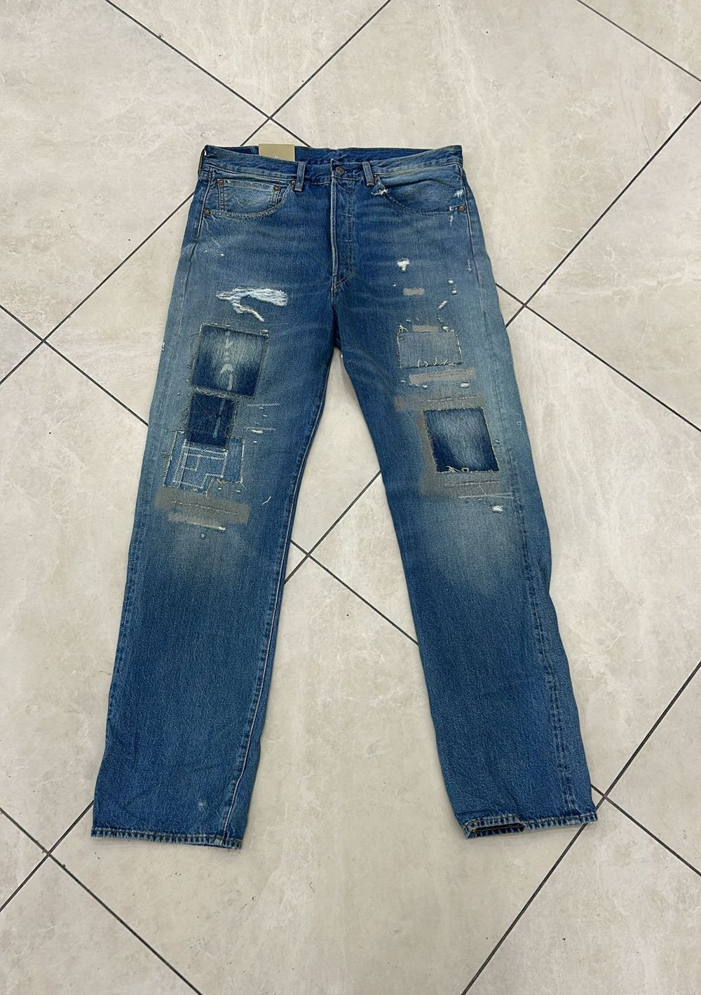 LVC Levi's Vintage Clothing 1955 501XX BigE Selvedge Jeans ROCKET CITY W34/L34
