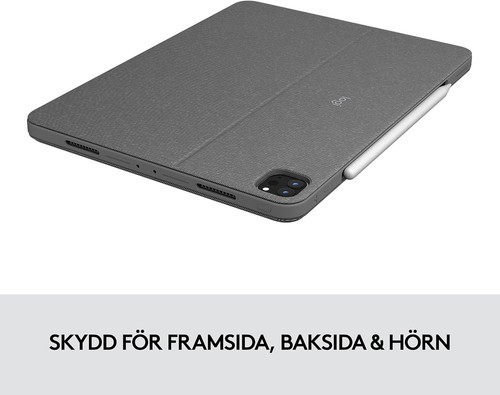 Logitech COMBO TOUCH - GREY - PAN NORDIC 12.9" (5th Generation) COMBO TOUCH Grey - Bild 2 von 10