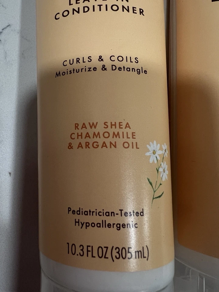 Shea влаги ребенка оставить в кондиционер 2 X 10,3 унц сырой ши ромашки арган новый - Изображение 4 из 4