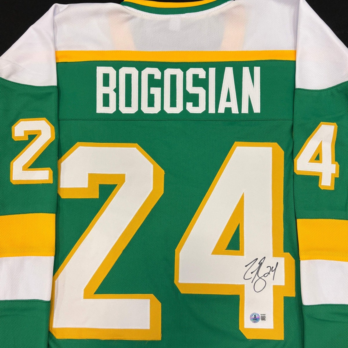 Zach Bogosian Autographed Green Alternate Pro-Style Jersey