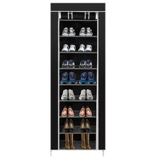 Cabinet Storage 10 Layers Shoes Standing Shoe Rack Organizer Dustproof New
