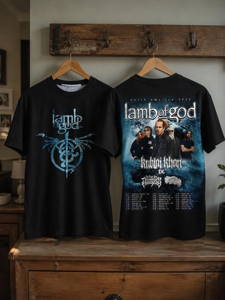 Lamb Of God North American Tour 3d T-Shirt