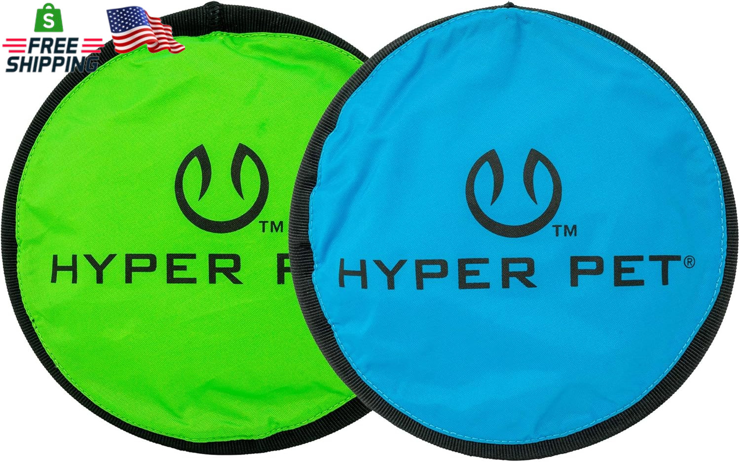 Hyper Pet Flippy Flopper 9" Flying Disc Soft Dog Toy, Floats