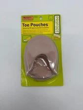 PROFOOT Toe Pouch Cushions Women's 6-10 (1 Pair) Protects Toes Cushions & Suppor