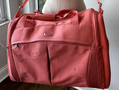 RARE TUMI T3 Factor Pink/Coral Carry On Duffel Bag Limited Edition Color AS IS