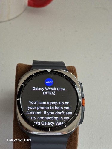 Bracelet Samsung Galaxy Watch ULTRA 47 mm Wi-Fi/GPS/LTE orange et noir - Occasion en douceur - Photo 6 sur 6
