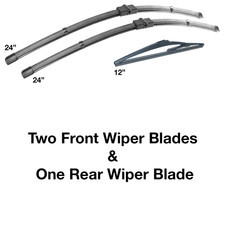 Mercedes-Benz E Class Estate 2009 - 2016 Front and Rear Windscreen Wiper Blades