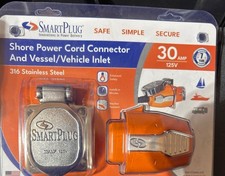 Smartplug 30A Inlet & Connector Combo kit, B30ASSYNT - Stainless Steel -