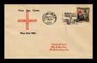DR JIM STAMPS US COVER AMERICAN RED CROSS FIRST DAY ISSUE SCOTT 702