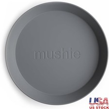 Microwave Safe Non-toxic Plastic Plates Set of 2 Lightweight Baby Dinnerware New