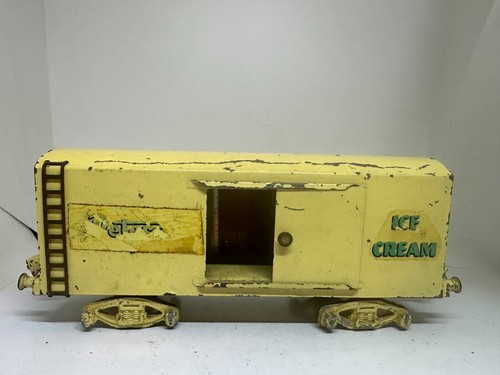 Robilt O Gauge Railways Australia #53 'Peter's Ice Cream' Bogie Goods Van Cream - Picture 11 of 12
