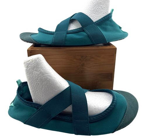Fitkicks Teal Crossover Active Barefoot Yoga Water Shoes Womens Size S - Picture 2 of 14