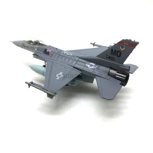 New 1:100 Scale US F-16 Fighter Aircraft Assembled Painted Plastic Metal Model - Picture 7 of 13