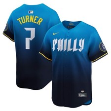Philadelphia Phillies Trea Turner #7 Nike 2025 City Connect MLB Limited Jersey