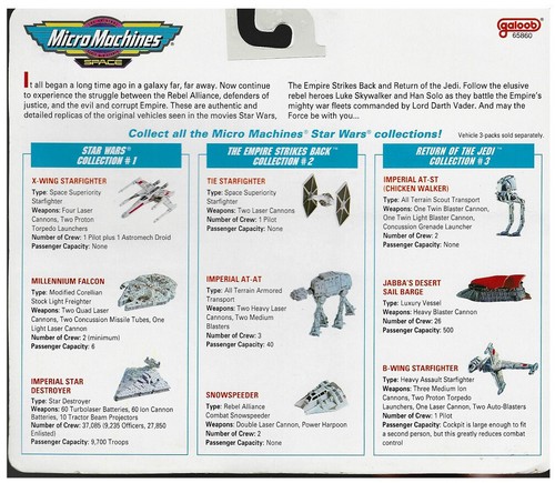 1993 Micro Machines Star Wars Space Sets; All Collections #1-3 - Sealed MOC - Bild 11 von 11